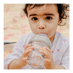 Haakaa Generation 3 Glass Baby Bottle:( 160ml )- Grey Haakaa