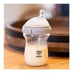 Haakaa Generation 3 Glass Baby Bottle:( 160ml )- Grey Haakaa