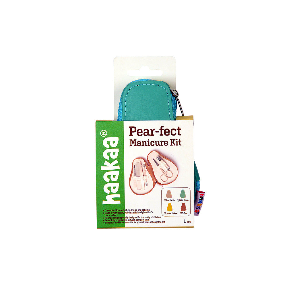 Haakaa Pear-fect Manicure Kit - Mint Green Haakaa