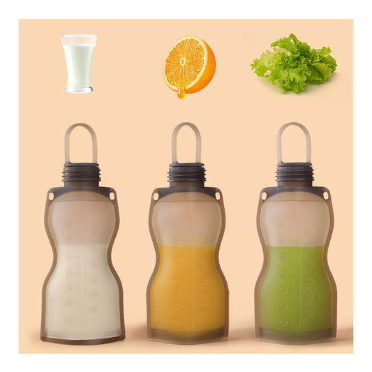 هاكا كيس تخزين حليب سيليكون ، 9 أونصة / 260 مل - 1 كيس