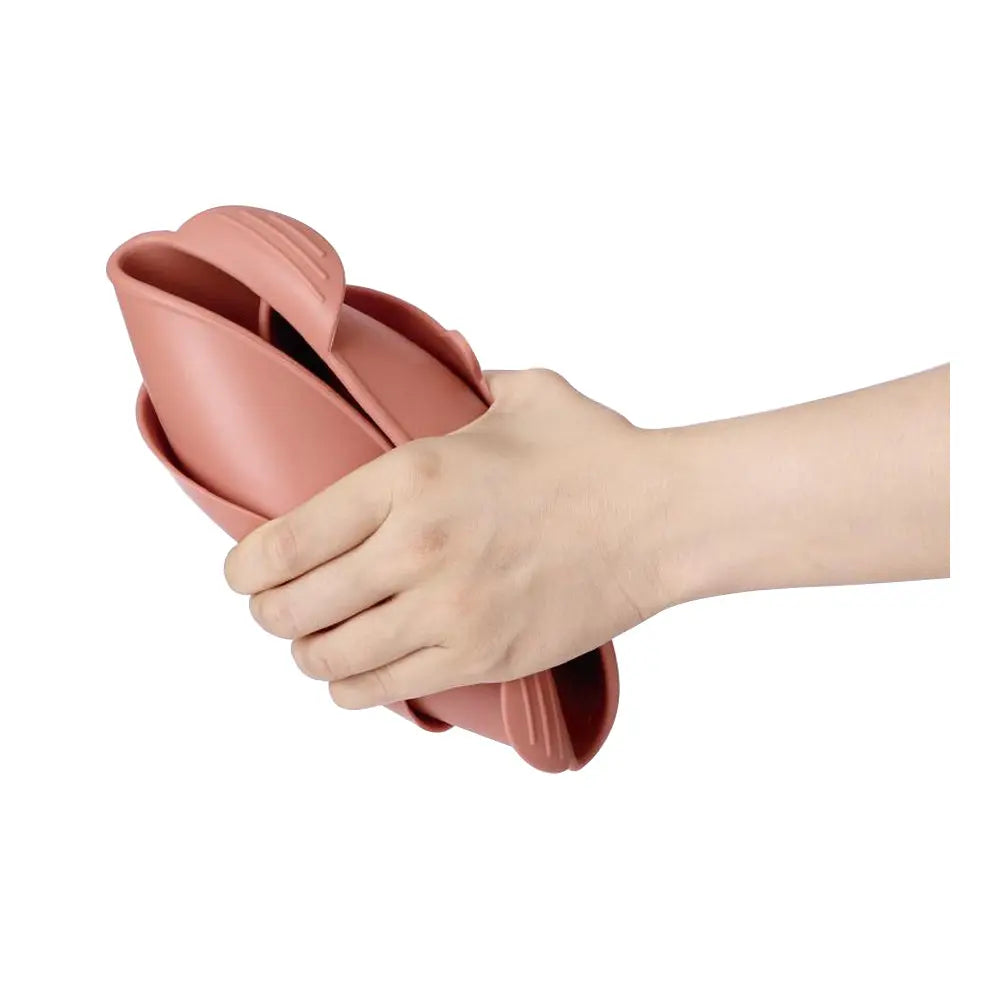 Haakaa Silicone Divided Suction Bowl - Rust Haakaa