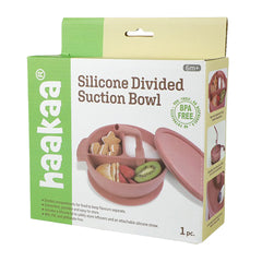 Haakaa Silicone Divided Suction Bowl - Rust Haakaa