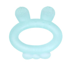 Haakaa Rabbit Ear Teether Blue, 1 Piece Haakaa