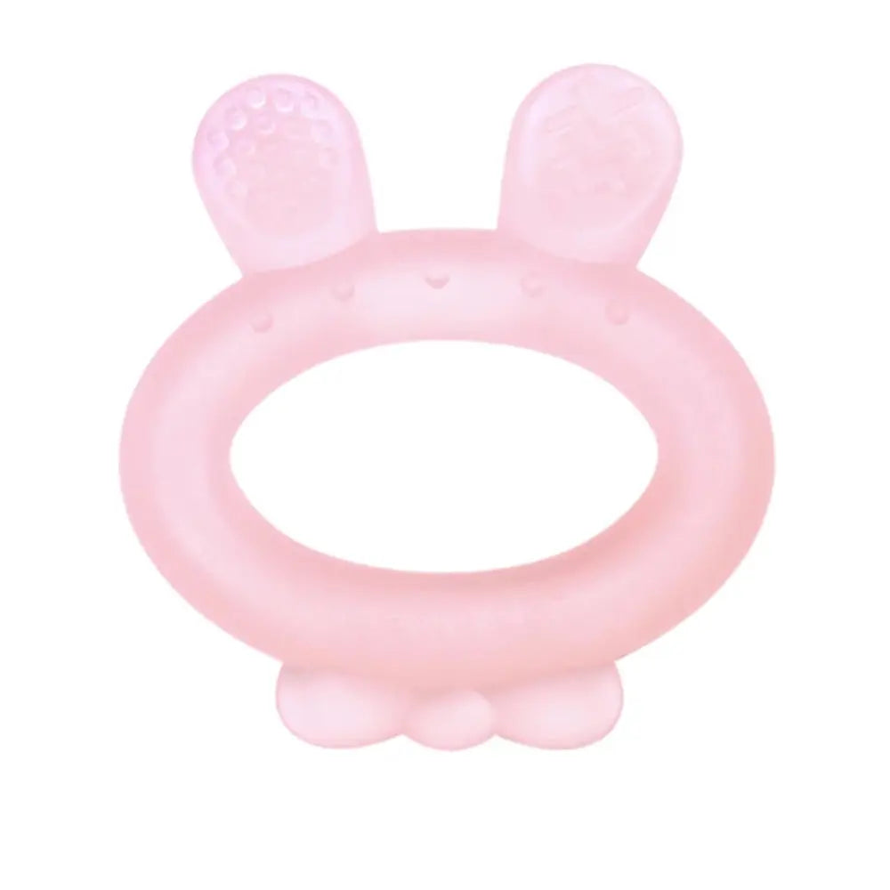 Haakaa Rabbit Ear Teether Pink, 1 Piece Haakaa