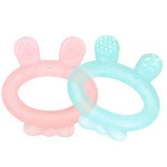 Haakaa Rabbit Ear Teether Blue, 1 Piece