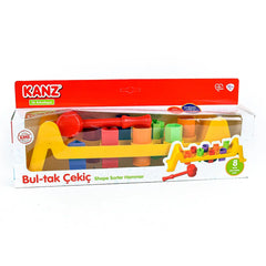 Kanz Shape Sorter Set with a Hammer Kanz