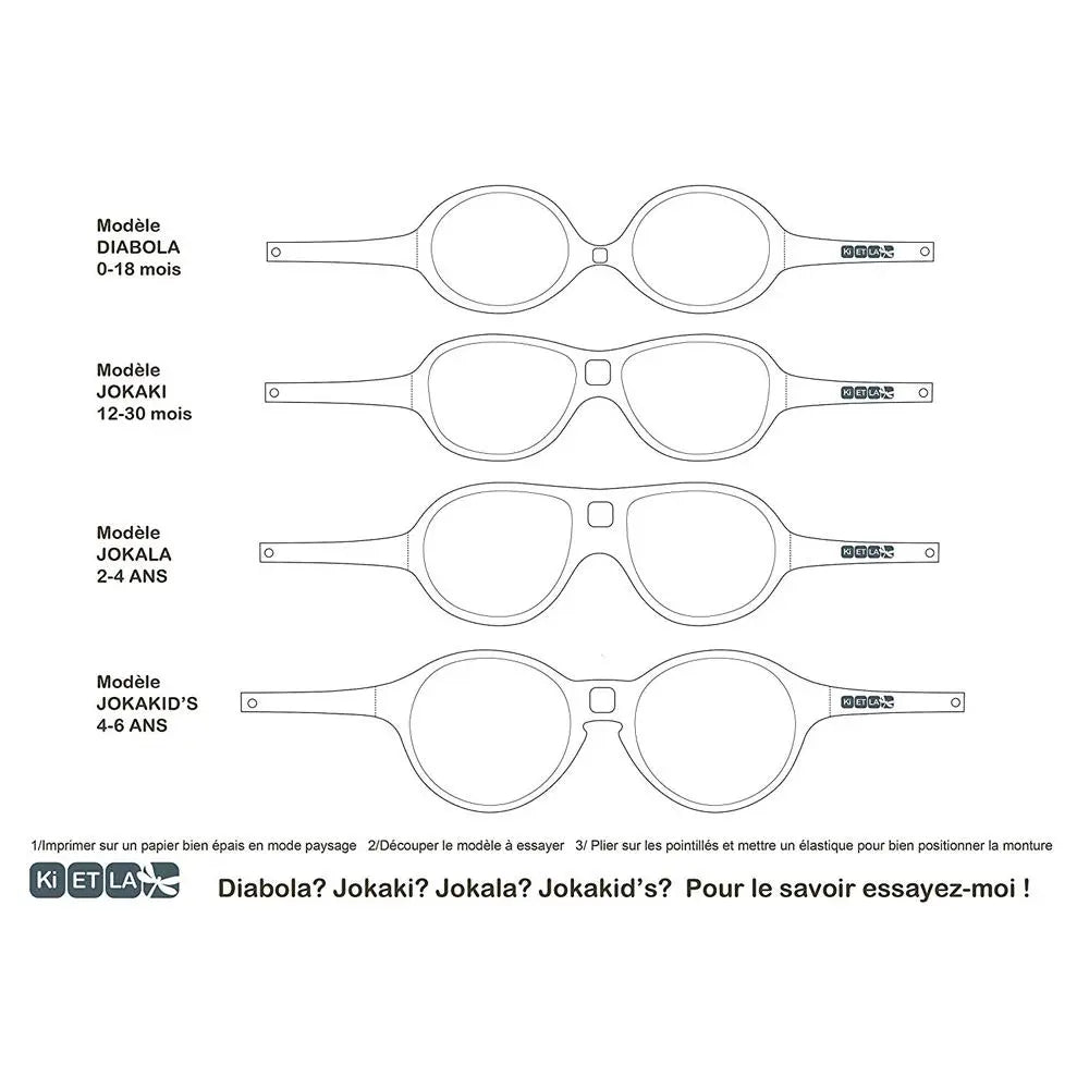 Ki Et La Children’s shades JOKALA Pink, (2-4 years old) Ki Et La