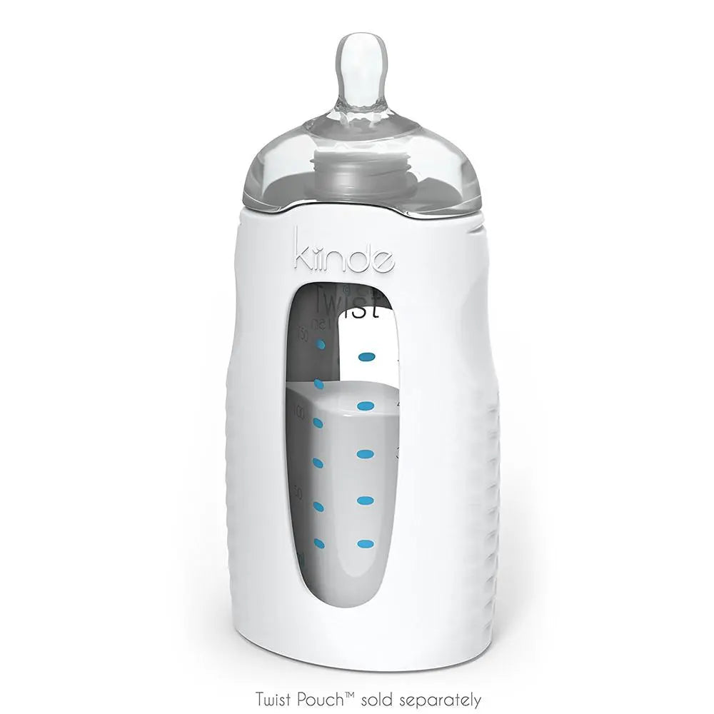 Kiinde Twist - Squeeze Natural Feeding Bottle with Nipples, 2 Pieces Kiinde