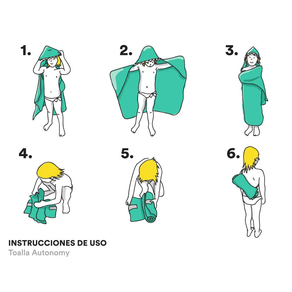 Little Champions Autonomy Hooded Towel Bath Bunny Little Champions