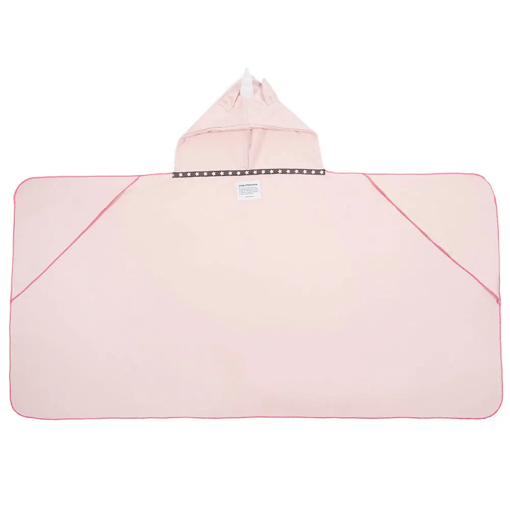 Little Champions Autonomy Hooded Towel Shark Pink Little Champions