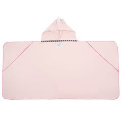 منشفة بغطاء للرأس للأطفال الصغار من Little Champions لون قرش وردي