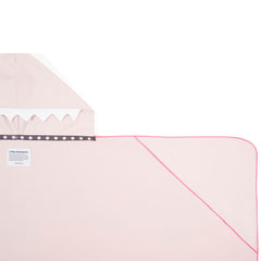 منشفة بغطاء للرأس للأطفال الصغار من Little Champions لون قرش وردي