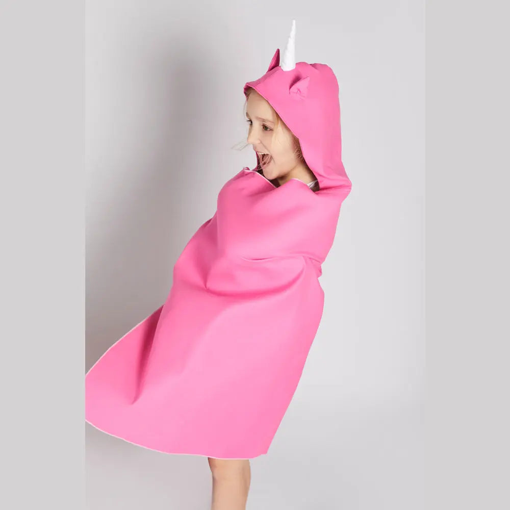 Little Champions Autonomy Hooded Towel Unicorn Pink Little Champions