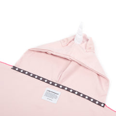 منشفة بغطاء للرأس من ليتل شامبرونز لون زهري فاتح