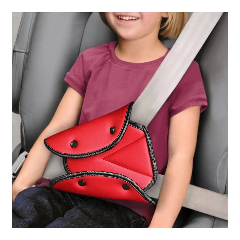 Mamas First Seat Belt Shoulder Pad for Kids - Red Mama's First
