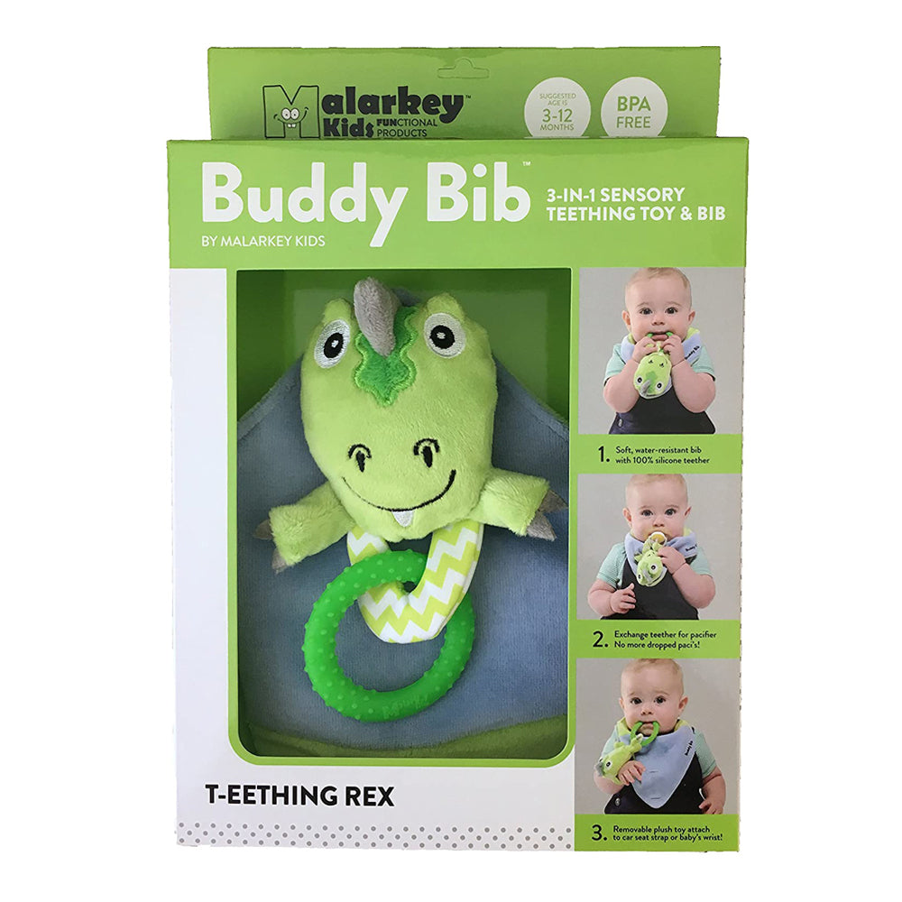Malarkey Kids Buddy Bib - T-Rex Malarkey Kids