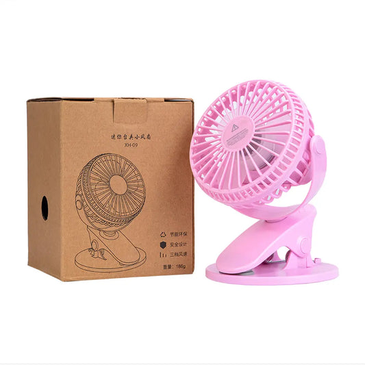 Mamas First Mini Fan Clip - Pink Mama's First