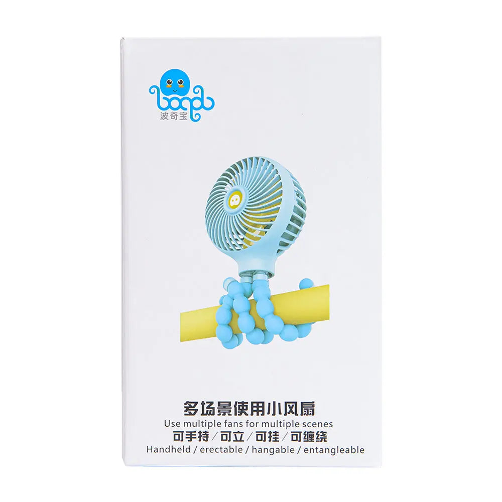 Mamas First Mini Fan Flexible Tripod - Blue Mama's First