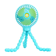 Mamas First Mini Fan Flexible Tripod - Blue