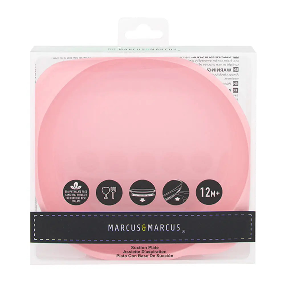 Marcus & Marcus Suction Plate - Pink Marcus & Marcus
