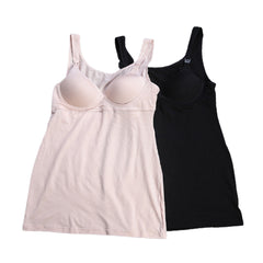 Mom's Day Maternity Camisole Padded Bra, Tencel Fiber - Skin
