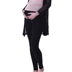 Moms Day Maternity Full Length Legging - Black - Free Size Mom's Day
