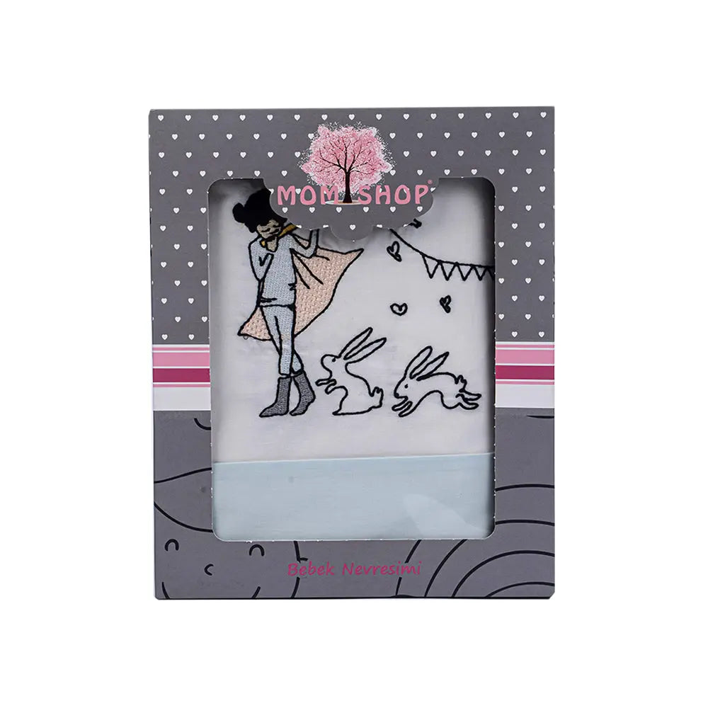 Momi Shop Duvet Cover Set - Blue Momi Shop
