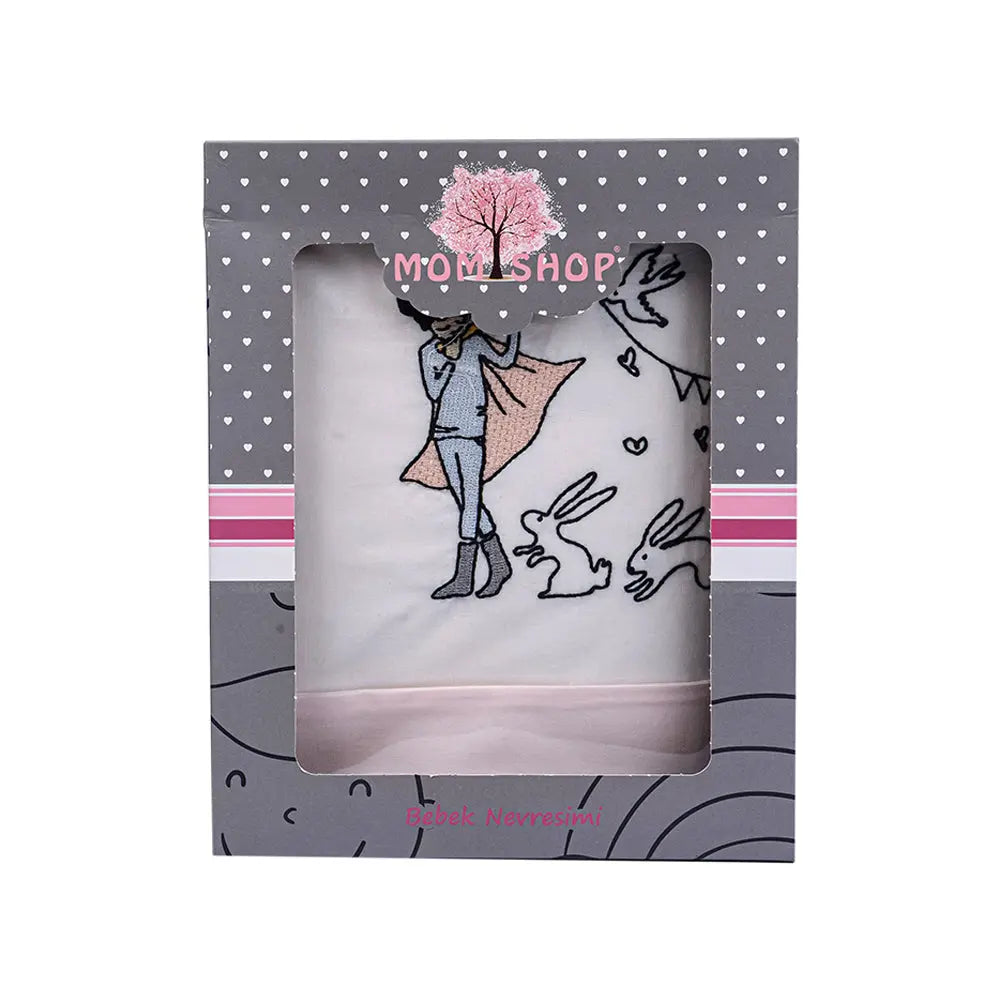 Momi Shop Duvet Cover Set - Pink (Pillow 35x45cm) Momi Shop