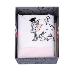 Momi Shop Duvet Cover Set - Pink (Pillow 35x45cm)