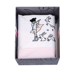 Momi Shop Duvet Cover Set - Pink (Pillow 35x45cm) Momi Shop