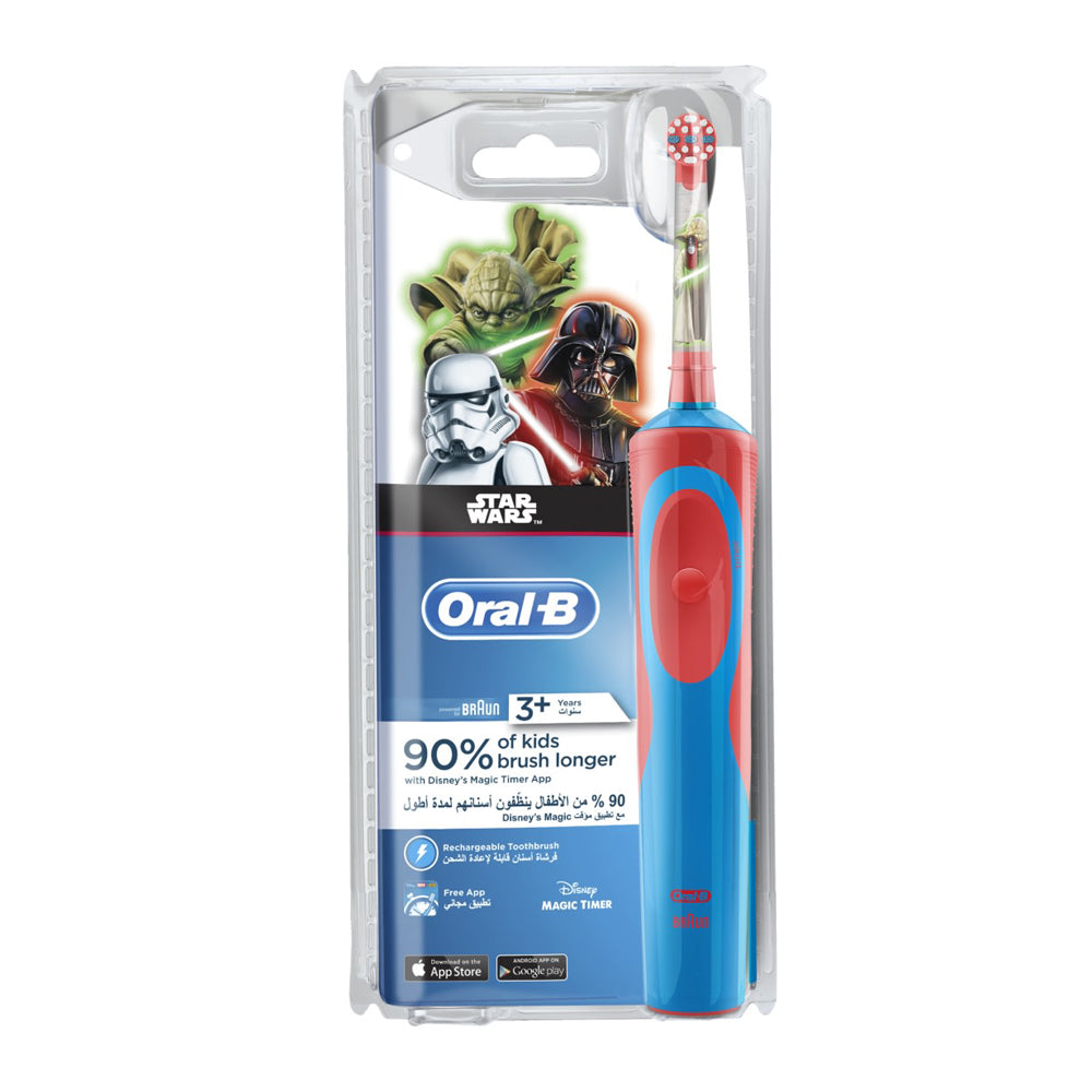 Oral B StarWars Kids Rechargeable Toothbrush - 3 Years+ Oral B