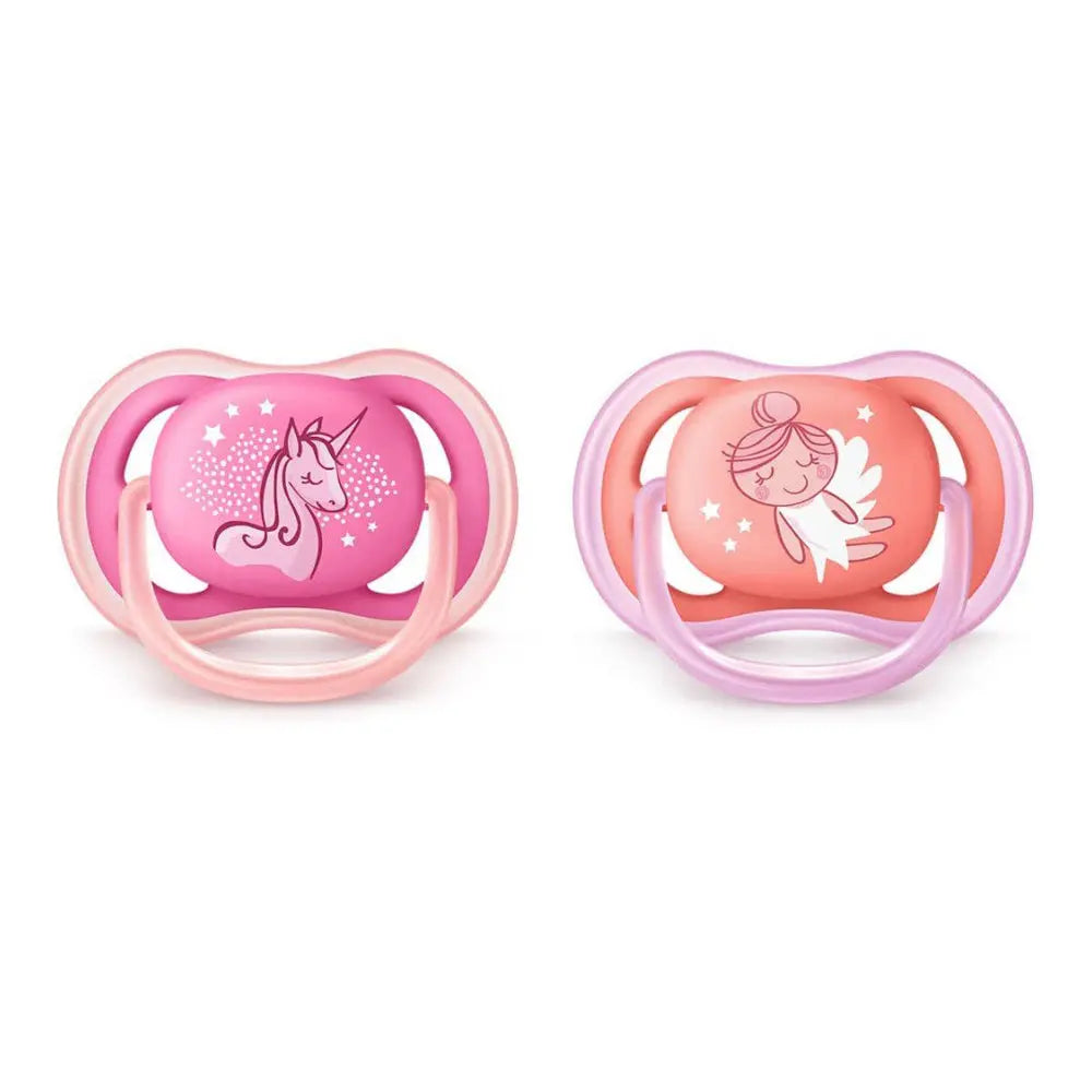 Philips Avent Soother Ultra Air 6-18 months - Pink - Pack of 2 Philips Avent
