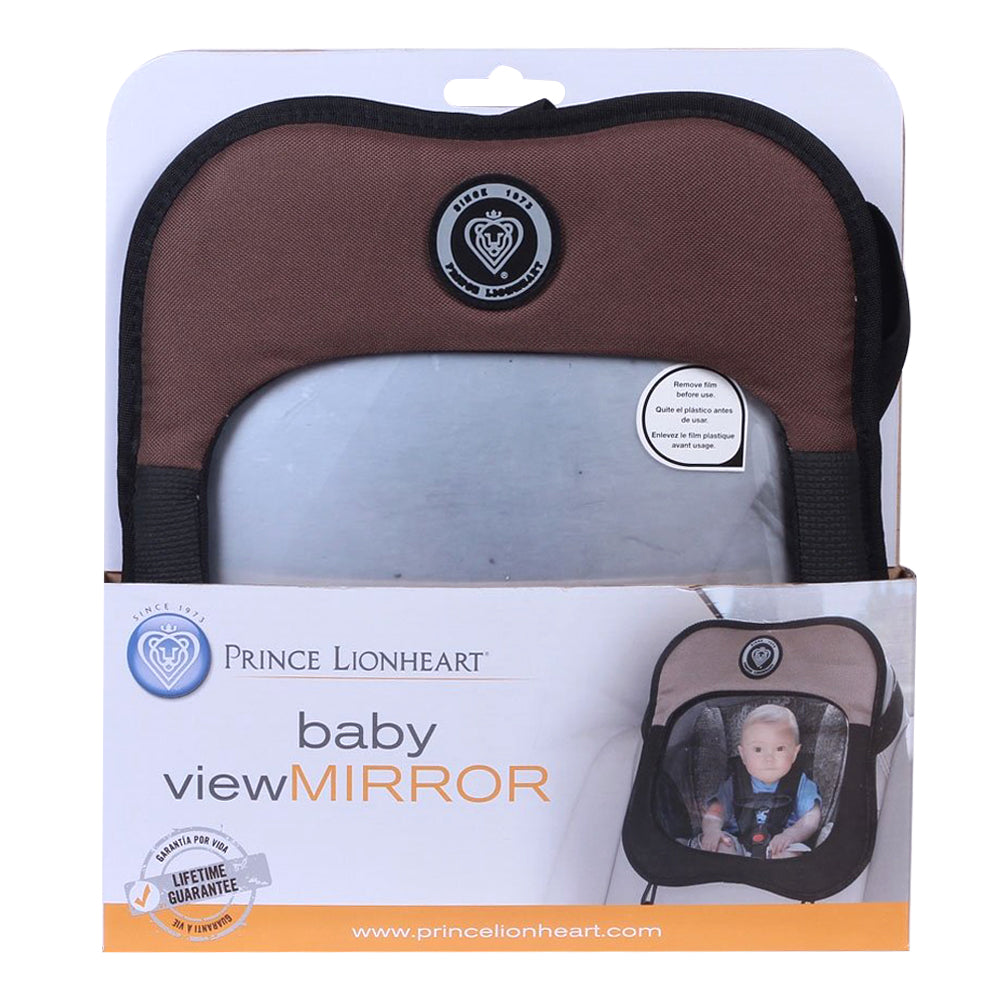 Prince Lionheart - Baby View Mirror - Brown / Tan Prince LionHeart
