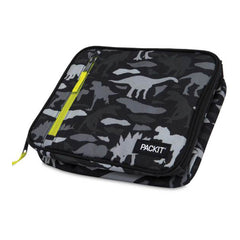 PackIt Freezable Classic Lunch Bag - Dino Camo Charcoal PackIt