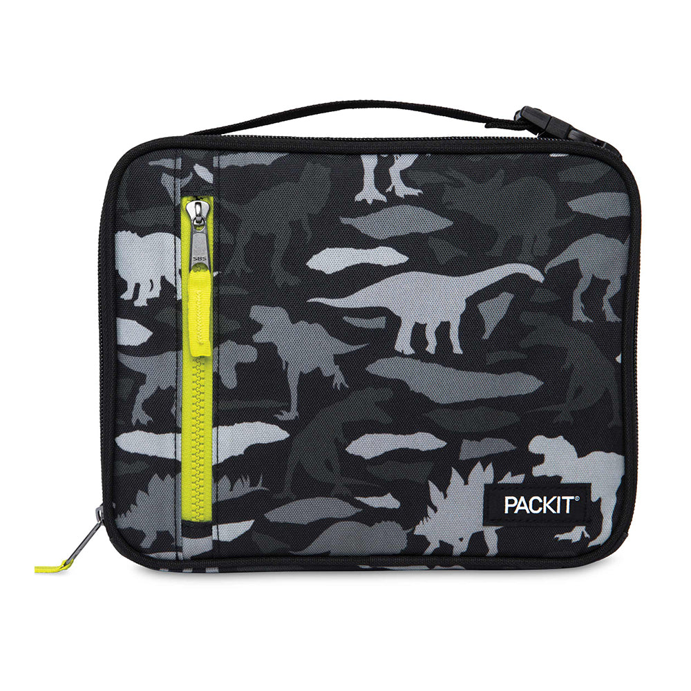PackIt Freezable Classic Lunch Bag - Dino Camo Charcoal PackIt