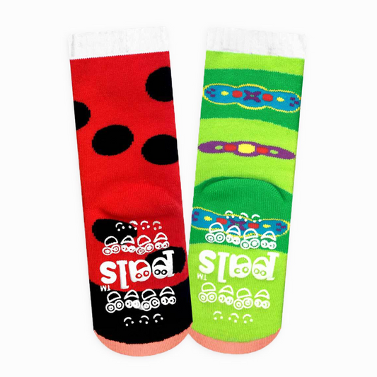 Pals Socks Ladybug & Caterpillar Kids Socks- 1-3 years