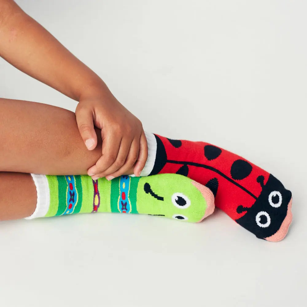 Pals Socks Ladybug & Caterpillar Kids Socks- 1-3 years Pals Socks
