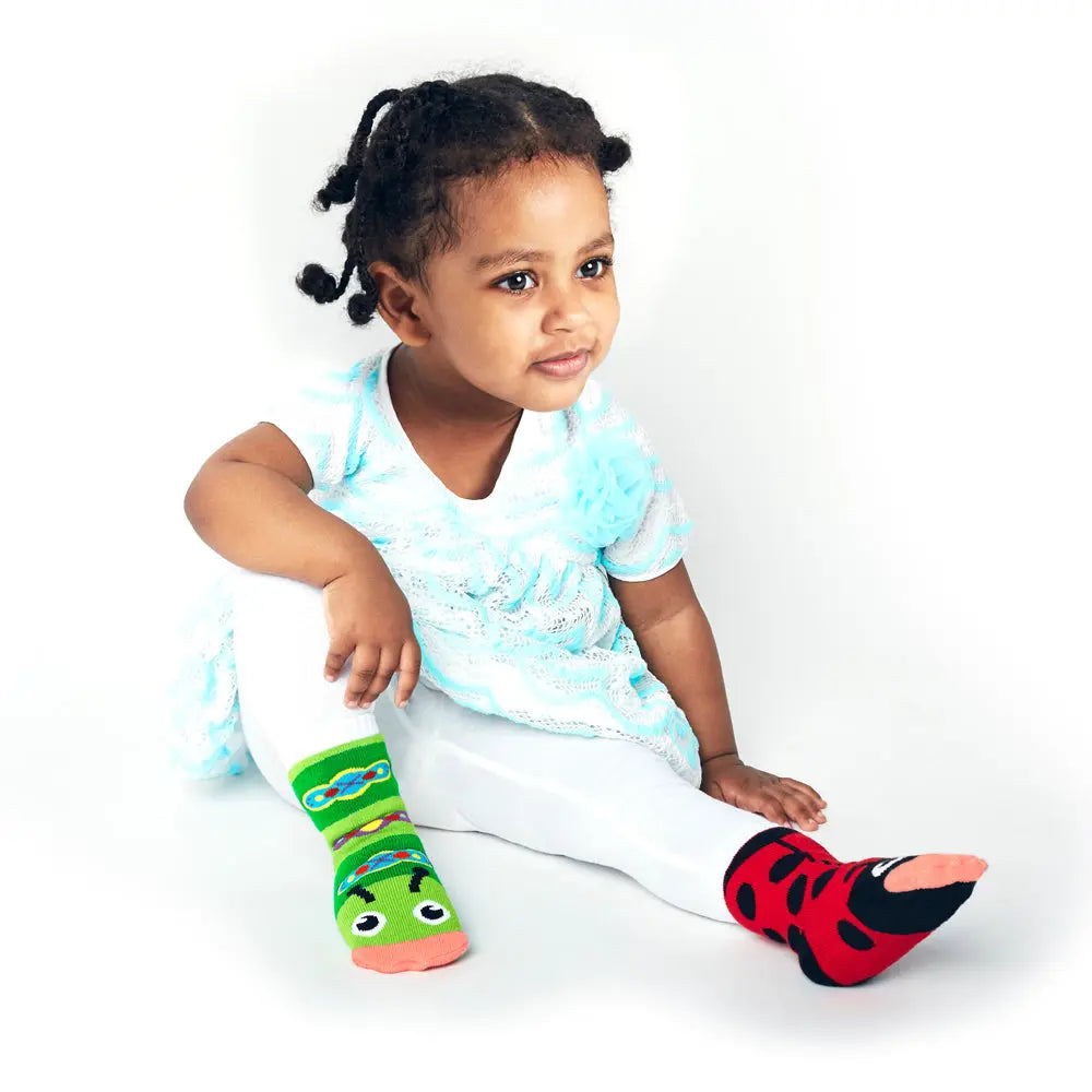 Pals Socks Ladybug & Caterpillar Kids Socks- 1-3 years Pals Socks