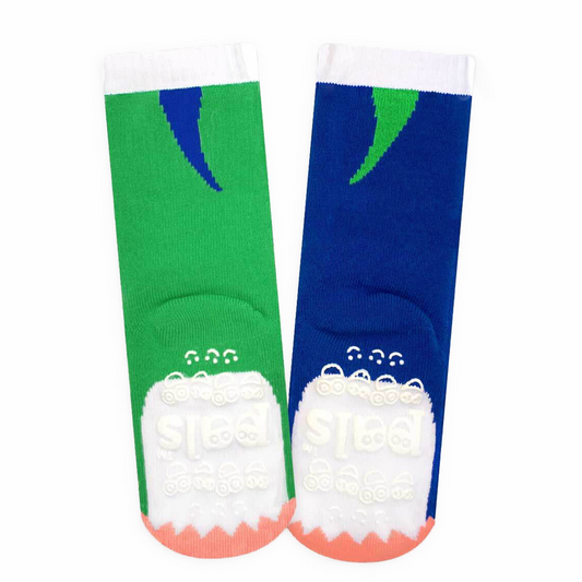 Pals Socks Rex & Triceratops Kids Socks, 1-3 Years