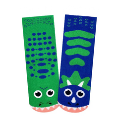Pals Socks Rex & Triceratops Kids Socks, 1-3 Years Pals Socks