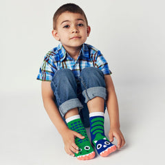 Pals Socks Rex & Triceratops Kids Socks, 1-3 Years