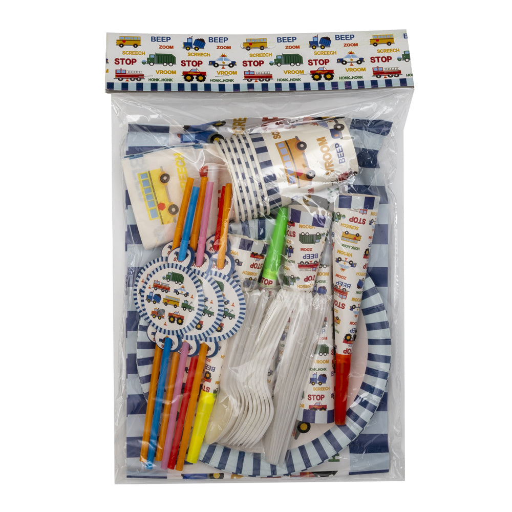 Party Theme Essentials - Set Of 6 - Vehicle Generic Brand