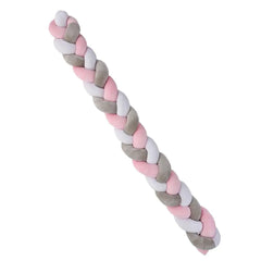 Plastimyr Braided Baby Crib Bumper - Pink Plastimyr