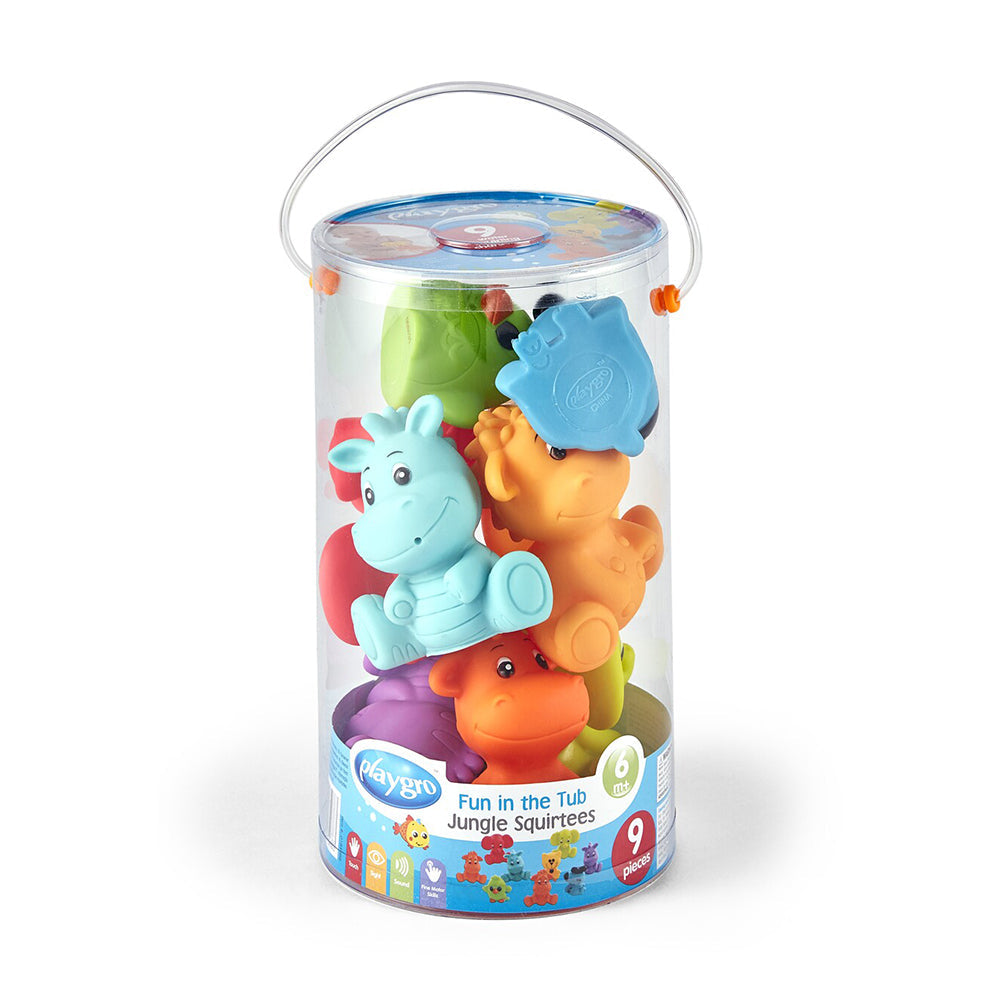 Playgro Fun in the Tub Jungle Squirtees - Multicolor Playgro