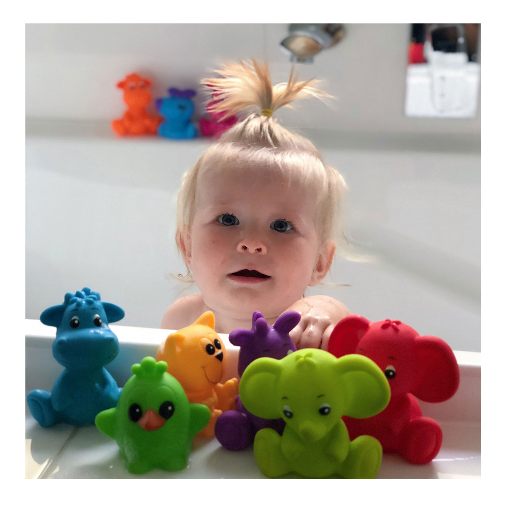 Playgro Fun in the Tub Jungle Squirtees - Multicolor Playgro