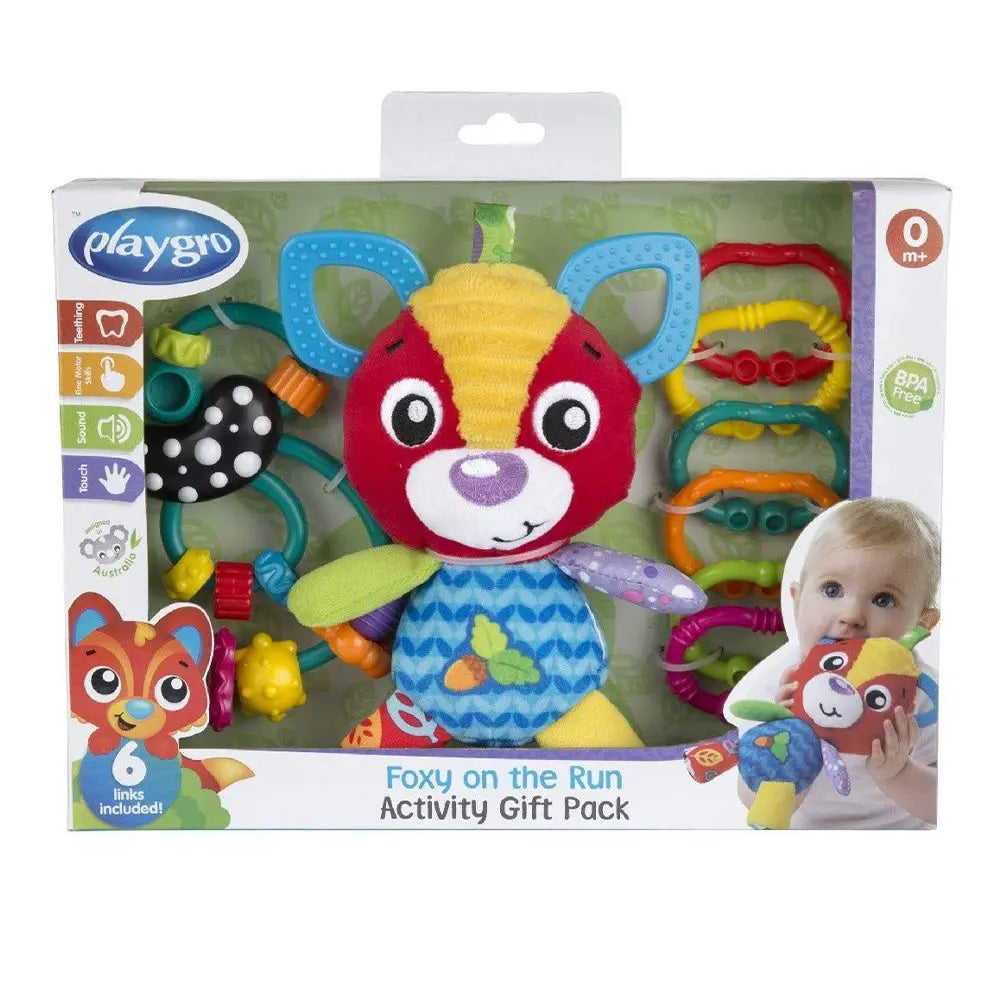 Playgro Squeek Foxy on the Run Activity Gift Pack Playgro