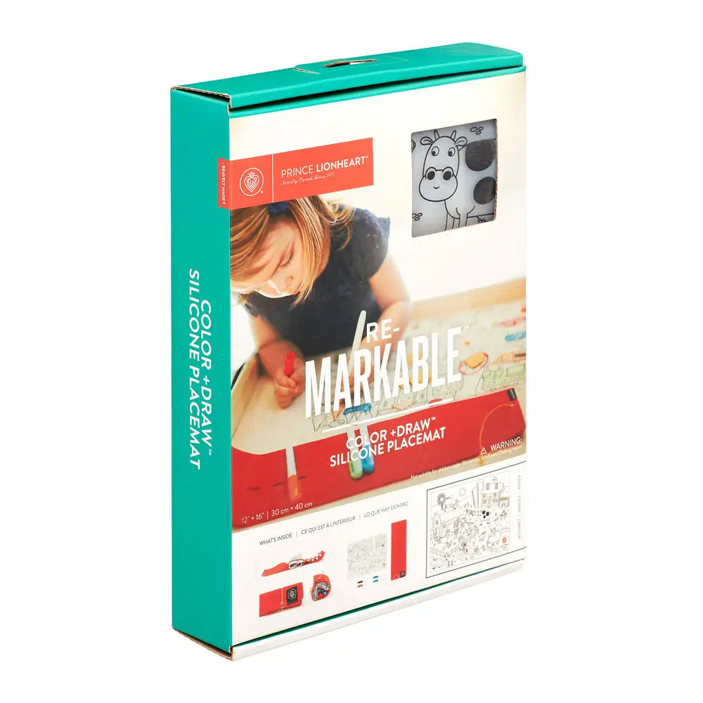 Prince Lionheart Colour & Draw Placemat - Farm Prince LionHeart