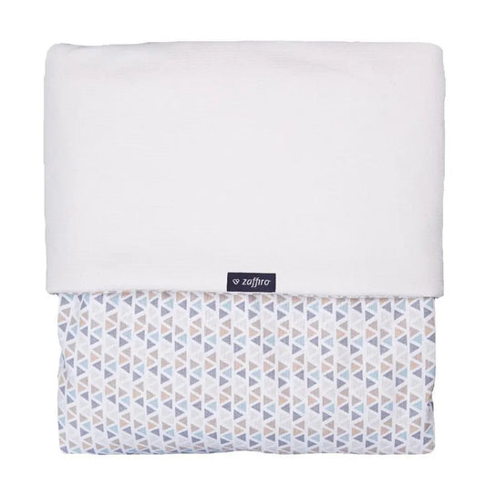 Zaffiro Blanket 75x100cm - Velvet Ecru Zaffiro