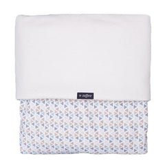 بطانية زافيرو 90 × 90 سم - مخمل بيج فاتح