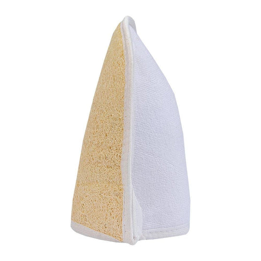 M&H Soft Fiber Bath and Shower Glove for Kids - White